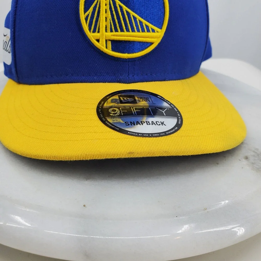 Golden State Warriors New Era 2022 NBA Finals Snapback Hat Blue Basketball